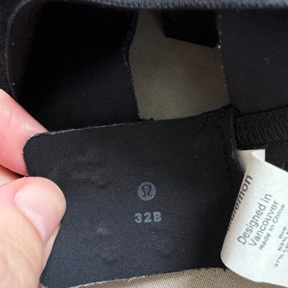 Lululemon Black Sports Bra with Back Clasp - Picture 8 of 8
